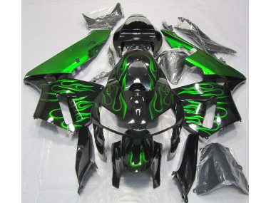05-06 Leuchtend Grün Flamme CBR600RR Motorrad Verkleidung