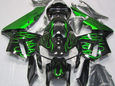 05-06 Leuchtend Grün Flamme CBR600RR Motorrad Verkleidung