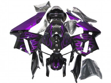 05-06 Lila Flamme CBR600RR Motorrad Verkleidung