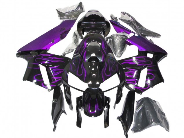 05-06 Lila Flamme CBR600RR Motorrad Verkleidung 05-06 Lila Flamme CBR600RR Motorrad Verkleidung