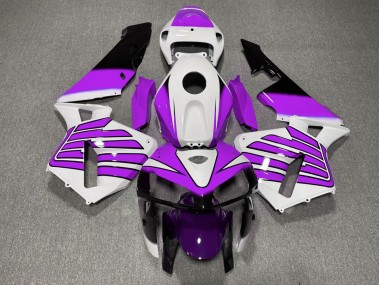 05-06 Lila-Weiße Flügel CBR600RR Motorrad Verkleidung