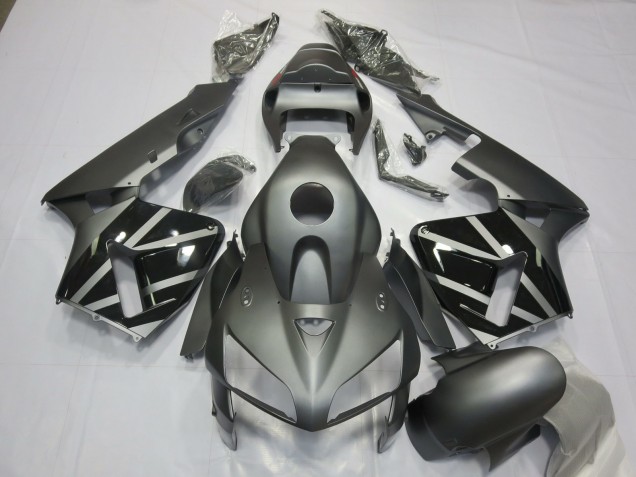05-06 Matt Grau & Schwarz CBR600RR Motorrad Verkleidung