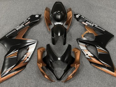 05-06 Matt Schwarz & Bronze GSXR 1000 Motorrad Verkleidung