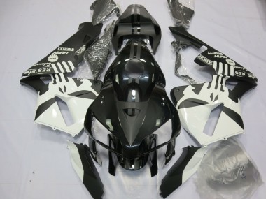 05-06 Matt Schwarz & Druckerlogos CBR600RR Motorrad Verkleidung