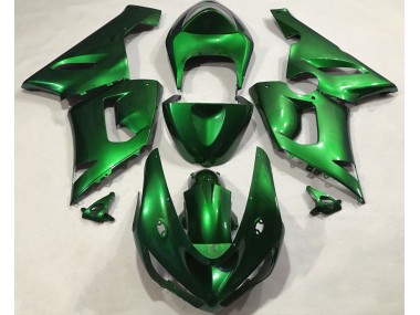 05-06 Metallic Grün ZX6R Motorrad Verkleidung