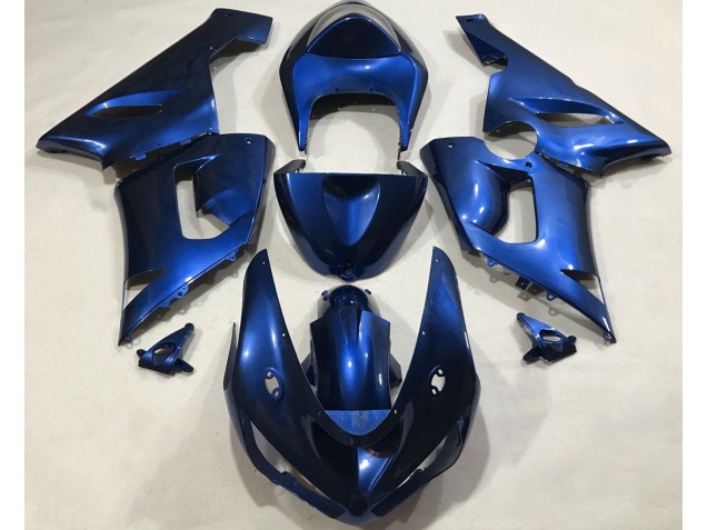 05-06 Metallicblau ZX6R Motorrad Verkleidung 05-06 Metallicblau ZX6R Motorrad Verkleidung