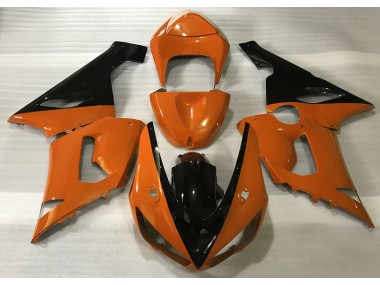 05-06 Orange Glänzend & Schwarz ZX6R Motorrad Verkleidung