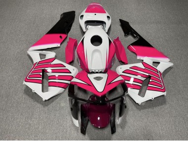 05-06 Rosa & Weiße Flügel CBR600RR Motorrad Verkleidung