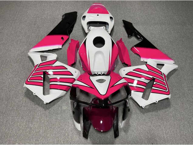 05-06 Rosa & Weiße Flügel CBR600RR Motorrad Verkleidung 05-06 Rosa & Weiße Flügel CBR600RR Motorrad Verkleidung