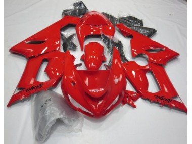 05-06 Rot Glanz ZX6R Motorrad Verkleidung