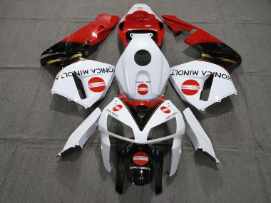 05-06 Rot Konica Minolta CBR600RR Motorrad Verkleidung