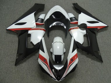 05-06 Rot Weiß & Schwarz ZX6R Motorrad Verkleidung