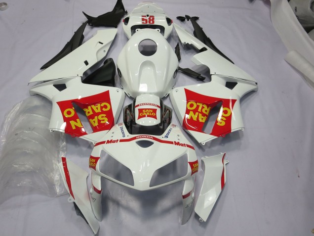 05-06 San Carlo 58 CBR600RR Motorrad Verkleidung 05-06 San Carlo 58 CBR600RR Motorrad Verkleidung