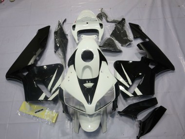 05-06 Schwarz & Weiß CBR600RR Motorrad Verkleidung