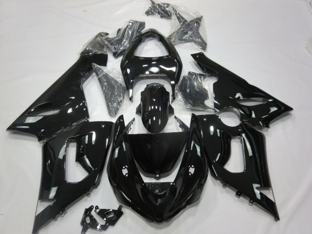 05-06 Schwarz Glänzend ZX6R Motorrad Verkleidung