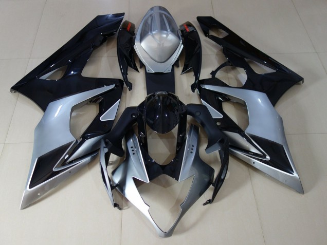 05-06 Silber Glänzend & Schwarz GSXR 1000 Motorrad Verkleidung 05-06 Silber Glänzend & Schwarz GSXR 1000 Motorrad Verkleidung