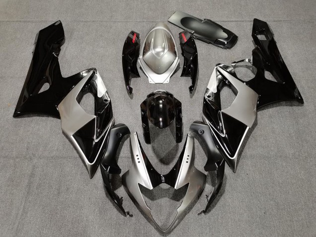 05-06 Silber & Schwarz GSXR 1000 Motorrad Verkleidung
