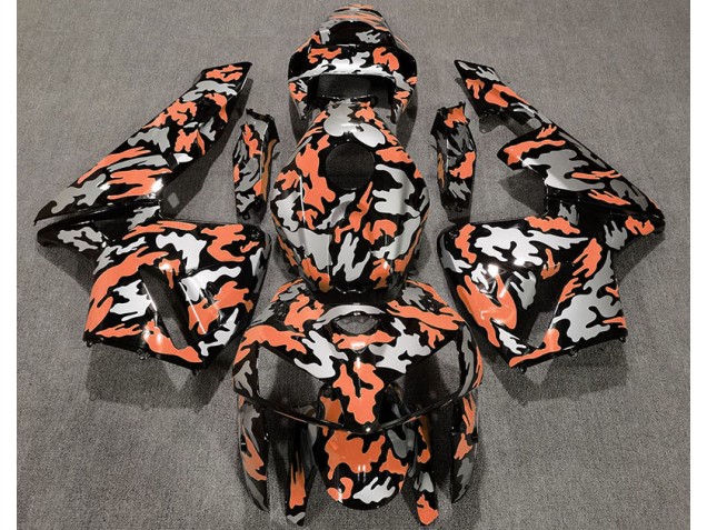 05-06 Tarnung & Hellorange CBR600RR Motorrad Verkleidung 05-06 Tarnung & Hellorange CBR600RR Motorrad Verkleidung
