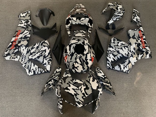 05-06 Tarnung & Rot Aufkleber CBR600RR Motorrad Verkleidung 05-06 Tarnung & Rot Aufkleber CBR600RR Motorrad Verkleidung