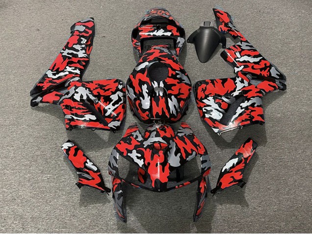 05-06 Tarnung & Rot CBR600RR Motorrad Verkleidung 05-06 Tarnung & Rot CBR600RR Motorrad Verkleidung