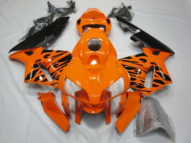 05-06 Tribal Orange CBR600RR Motorrad Verkleidung