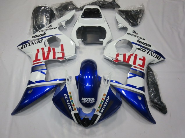 05 Fiat Tiefes Blau R6 Motorrad Verkleidung 05 Fiat Tiefes Blau R6 Motorrad Verkleidung