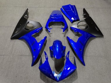 05 Glänzend Blau & Schwarz R6 Motorrad Verkleidung