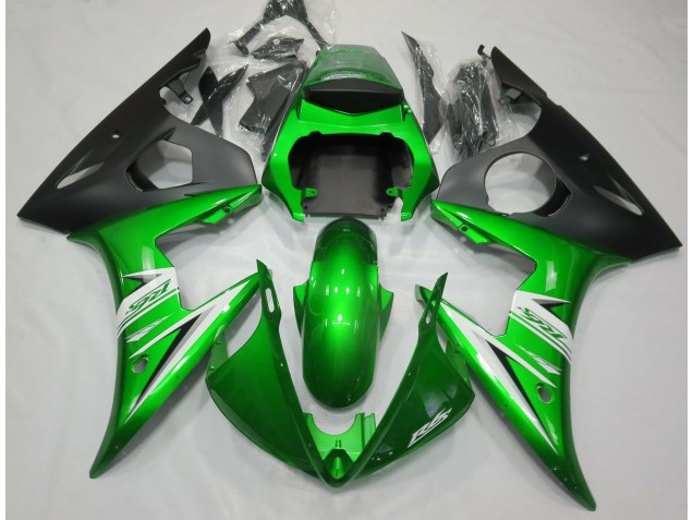 05 Glänzend Grün & Weiß R6 Motorrad Verkleidung 05 Glänzend Grün & Weiß R6 Motorrad Verkleidung