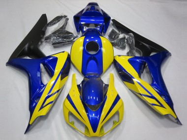 06-07 Blau & Gelb CBR1000RR Motorrad Verkleidung