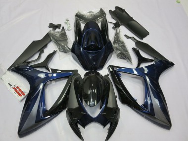 06-07 Blau & Grau GSXR 600-750 Motorrad Verkleidung