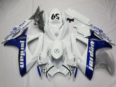 06-07 Blau Jordan GSXR 600-750 Motorrad Verkleidung