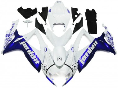 06-07 Blau & Weiß Jordan Gloss Stil GSXR 600-750 Motorrad Verkleidung
