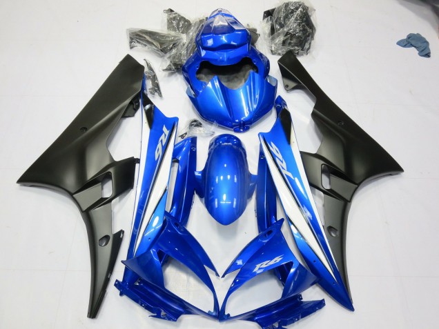 06-07 Blau Matt Schwarz R6 Motorrad Verkleidung 06-07 Blau Matt Schwarz R6 Motorrad Verkleidung