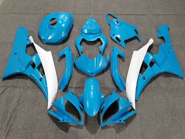 06-07 Blau & Weiß Mit Perle R6 Motorrad Verkleidung 06-07 Blau & Weiß Mit Perle R6 Motorrad Verkleidung