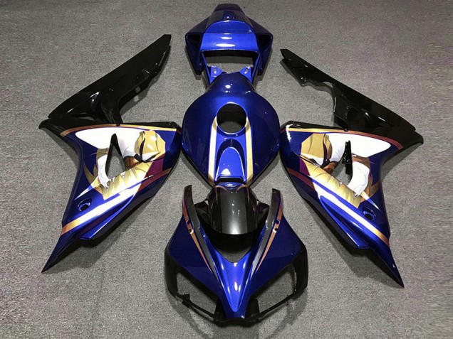 06-07 Blau & Orange Bull CBR1000RR Motorrad Verkleidung 06-07 Blau & Orange Bull CBR1000RR Motorrad Verkleidung