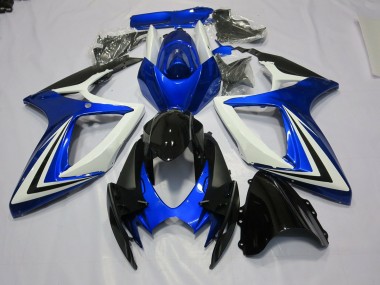 06-07 Blau Schwarz & Weiß GSXR 600-750 Motorrad Verkleidung
