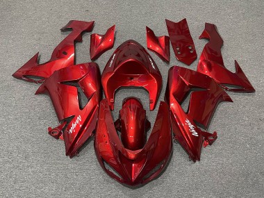 06-07 Candy Rot ZX10R Motorrad Verkleidung
