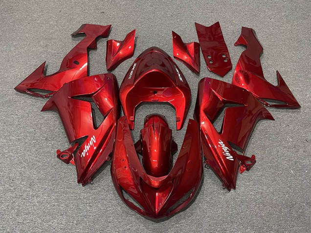06-07 Candy Rot ZX10R Motorrad Verkleidung
