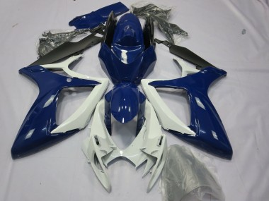 06-07 Glänzend Blau Dunkel GSXR 600-750 Motorrad Verkleidung