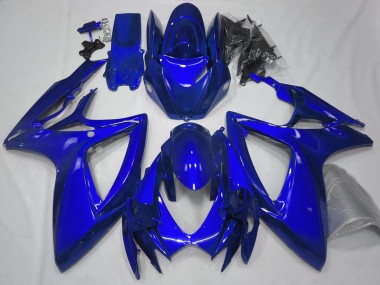 06-07 Glänzend Blau Plain GSXR 600-750 Motorrad Verkleidung