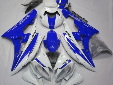 06-07 Glänzend Weiß & Blau R6 Motorrad Verkleidung