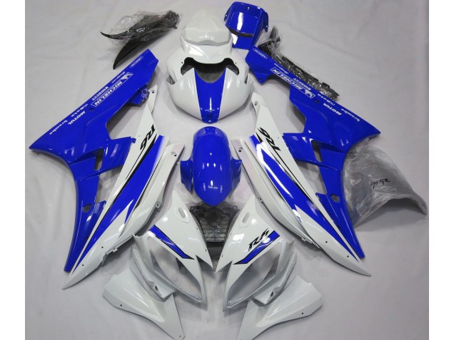 06-07 Glänzend Weiß & Blau R6 Motorrad Verkleidung 06-07 Glänzend Weiß & Blau R6 Motorrad Verkleidung