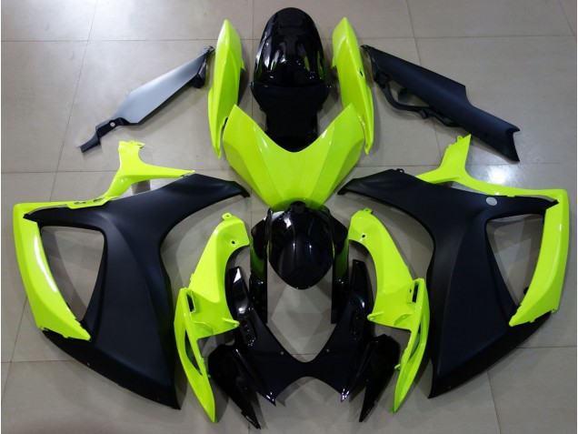 06-07 Glänzend Gelb & Schwarz GSXR 600-750 Motorrad Verkleidung
