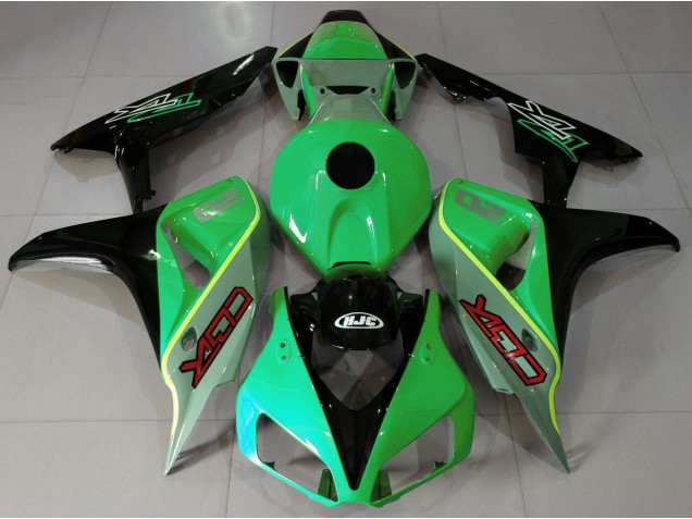 06-07 Glänzend Grün & Schwarz Cbr-Stil CBR1000RR Motorrad Verkleidung 06-07 Glänzend Grün & Schwarz Cbr-Stil CBR1000RR Motorrad Verkleidung
