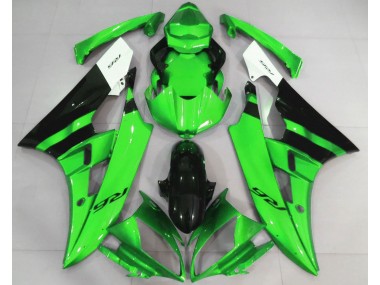 06-07 Glänzend Grün & Schwarz R6 Motorrad Verkleidung
