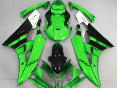 06-07 Glänzend Grün & Schwarz R6 Motorrad Verkleidung