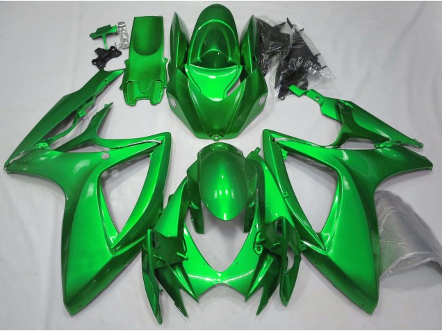 06-07 Glänzend Grün Uni GSXR 600-750 Motorrad Verkleidung