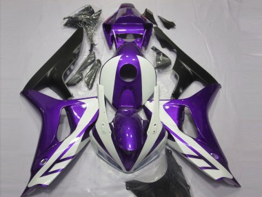 06-07 Glänzend Weiß & Lila CBR1000RR Motorrad Verkleidung