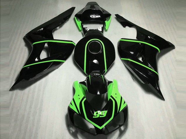 06-07 Glänzend Schwarz High Viz Grün CBR1000RR Motorrad Verkleidung