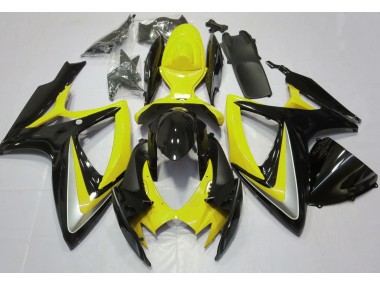 06-07 Glänzendes Gelb Ohne Abzeichen GSXR 600-750 Motorrad Verkleidung